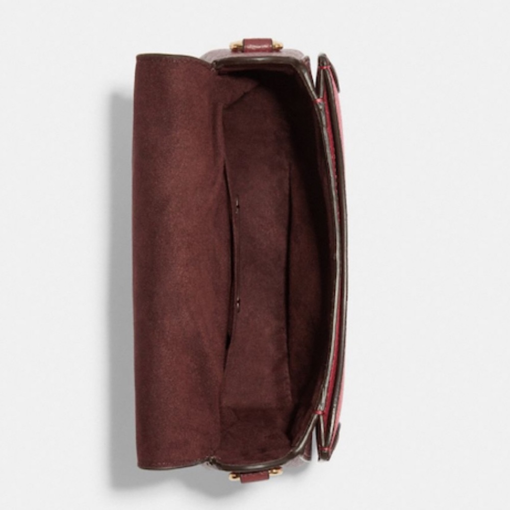 Coach Georgie Saddle Bag In Colorblock - Picture 4 of 8